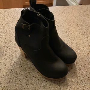 BUCKLE BOOT black leather no.6